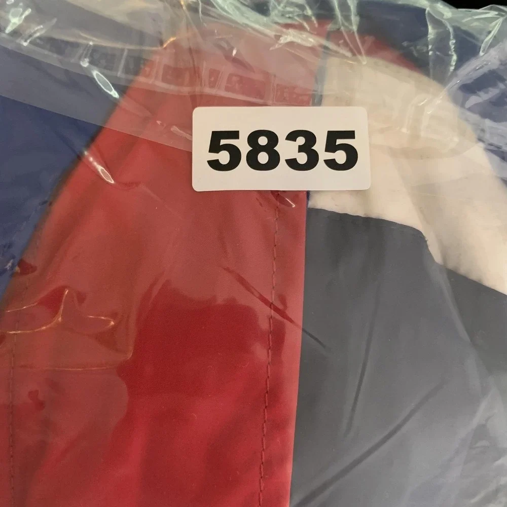 Vintage Tommy Hilfiger Jacket Mens Large Red Waterstop Ski Hooded 90s Colorblock